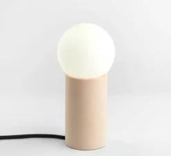 Lampe à poser, Lena, pêche, Ø7cm, H12,5cm - Plato Design