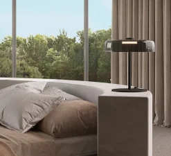 Lampe à poser, Levels, 1 body, Fumé, LED, dim, 2700-3000-4000K, 1069 lm, Ø42cm, H45cm - LEDS C4