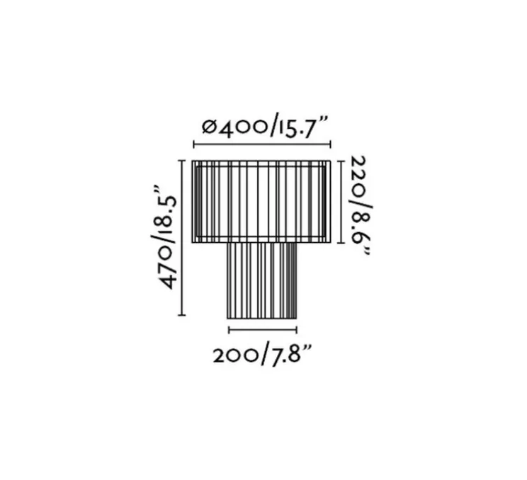 Lampe à poser, Linda, blanc, LED, H47cm, Ø40cm - Faro