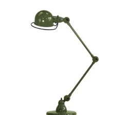 Lampe à poser, Loft D6440, 2 bras, vert olive, L65cm, H80cm - Jieldé