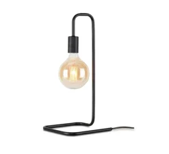 Lampe à poser, London, noir, L20cm, H45,5cm - It's about Romi