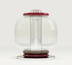 Lampe à poser, Loulou 1 module, Aubergine, Ø34cm, H39cm - Sarah Lavoine