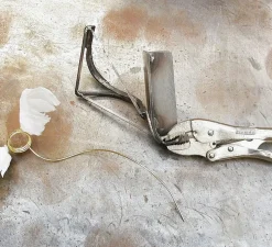 Lampe à poser, Lucellino table, blanc, rouge, Ø30cm, H35cm - Ingo Maurer