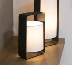 Lampe à poser, Lula, noir et blanc, H27cm - FARO
