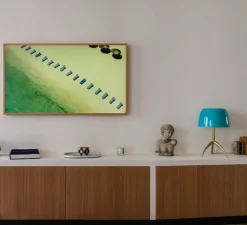 Lampe à poser, Lumiere Piccola Nuances, creta, vert, Ø20cm, H35cm - Foscarini