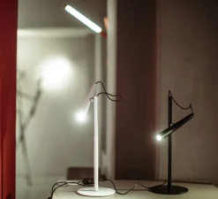 Lampe à poser, Magneto, noir, LED, 2700K, 475 lm, L15cm, H38cm - Foscarini