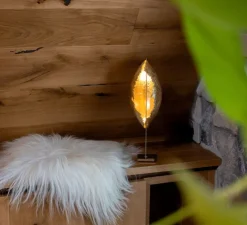 Lampe à poser, Malagolina, or, LED, dim, 2700K, 280 lm, Øcm, H42cm - Catellani & Smith