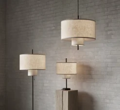 Lampe à poser, Margin, beige, Ø36cm, H56,5cm - New Works