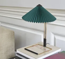 Lampe à poser, Matin 300, vert, LED, 2800K, 150lm, Ø30cm, H38cm - HAY