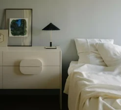 Lampe à poser, Matin 380, vert, LED, 2800K, 150lm, Ø38cm, H52cm - HAY