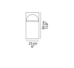 Lampe à poser, Medusa 254, or satiné, LED, 2700K, 500 lm, Ø15cm, H30cm - Oluce