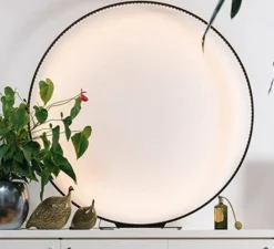 Lampe à poser, mega 90, noir, LED, 2700K, 1584lm, Ø92cm, H94cm - Le deun