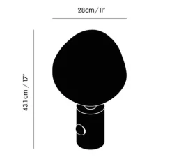 Lampe à poser, Melt, cuivre, Ø28cm, H43cm - Tom Dixon