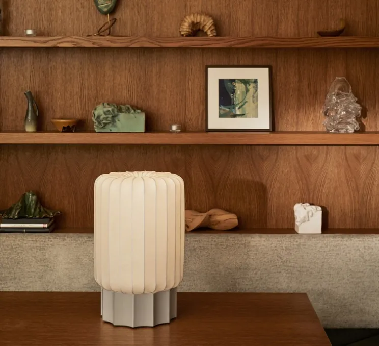 Lampe à poser, Meter, half meter, aluminium, Ø32cm, H50cm - Pholc