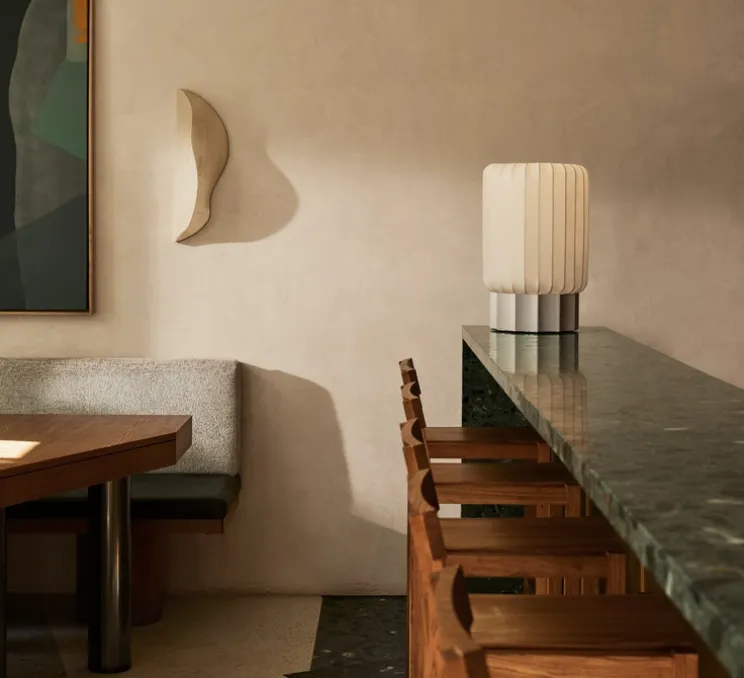 Lampe à poser, Meter, half meter, aluminium, Ø32cm, H50cm - Pholc