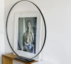 Lampe à poser, Méga 120, noir, LED, dim, 2700K, 2112 lm, L122cm, H124cm - Le Deun