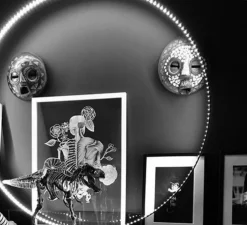 Lampe à poser, Méga 120, noir, LED, dim, 2700K, 2112 lm, L122cm, H124cm - Le Deun