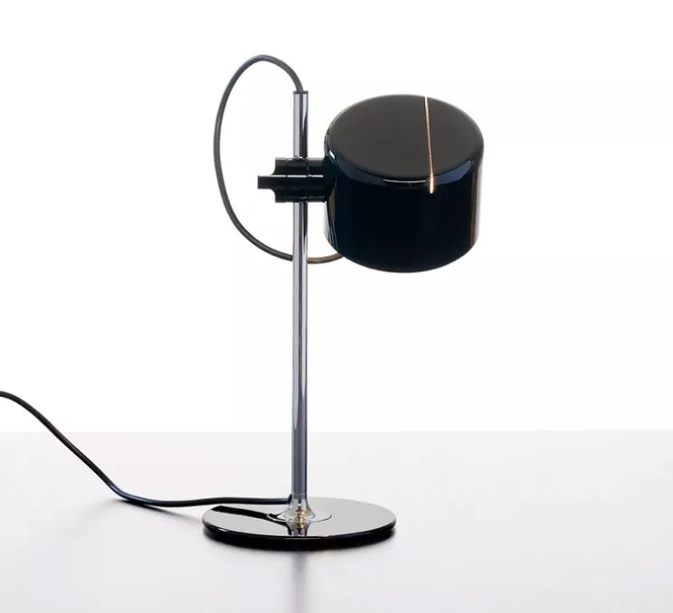Lampe à poser, Mini Coupé, noir laqué, L15cm, H34cm - Oluce