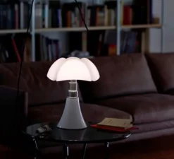 Lampe à poser, Mini Pipistrello, blanc, LED, dim, 2700K, 700 lm, Ø27cm, H35cm - Martinelli Luce