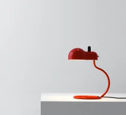 Lampe à poser, Minitopo, rouge, L19,4cm, H36cm - Stilnovo