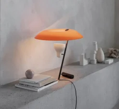 Lampe à poser, Model 548, orange, LED, dim, 2700K, 738 lm, Ø50cm, H50cm - Astep