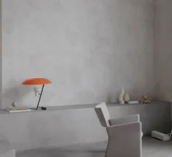 Lampe à poser, Model 548, orange, LED, dim, 2700K, 738 lm, Ø50cm, H50cm - Astep