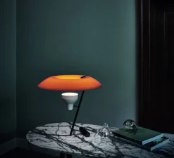 Lampe à poser, Model 548, orange, LED, dim, 2700K, 738 lm, Ø50cm, H50cm - Astep