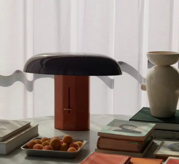 Lampe à poser, Montera JH42, ambre, rubis, L45cm, H33cm - Andtradition