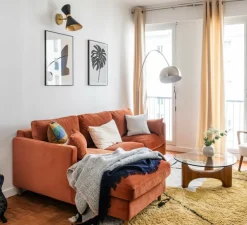 Lampe à poser, Montreux, sable, Ø19cm, H40cm - It's about Romi