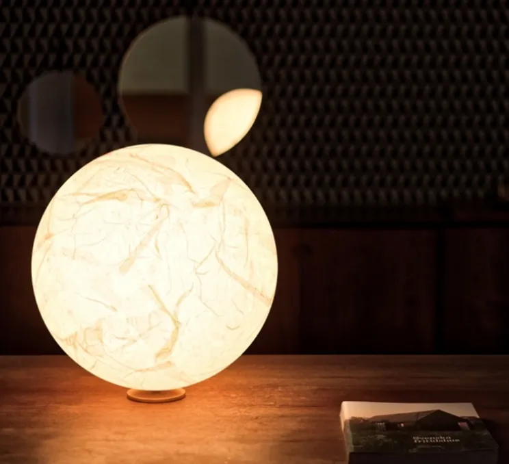 Lampe à poser, Moon T, blanc, Ø40cm, H42cm - Davide Groppi