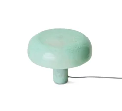 Lampe à poser, Mushroom, bleu menthe, Ø27cm, H20.5cm-HKLIVING