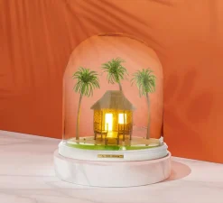 Lampe à poser, My Little Holiday, hutte, multicolore, Ø25,5cm, H26,8cm - Seletti