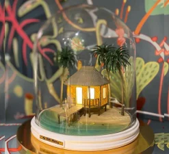 Lampe à poser, My Little Holiday, hutte, multicolore, Ø25,5cm, H26,8cm - Seletti