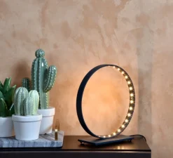 Lampe à poser, Nano, bleu, LED, dim, 2700K, 352 lm, L20cm, H21cm - Le Deun