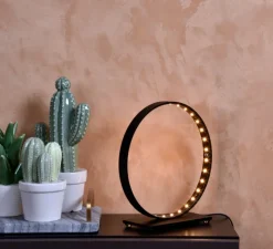 Lampe à poser, Nano, noir, LED, dim, 2700K, 352 lm, L20cm, H21cm - Le Deun