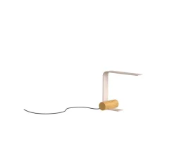 Lampe à poser, Nastro 563.31, beige, bois de frêne, IP40, LED, dim, 2700K, 2000 lm, L22cm, H41cm - Tooy