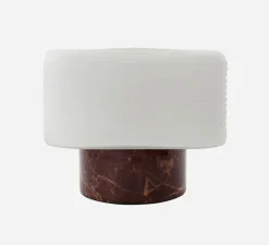 Lampe à poser, Neat, Marbre marron, Ø24cm, H20,5cm - House Doctor