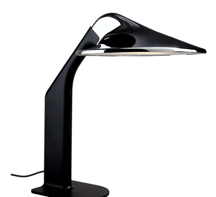 Lampe à poser, Niwaki, noir et chrome, LED, dim, 2700K, 1300 lm, L14cm, H42,2cm - DCW éditions Paris