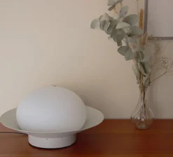 Lampe à poser, Nuvole Rapide, beige, LED, dim, 3000K, 2350 lm, Ø36cm, H22cm - OliveLab