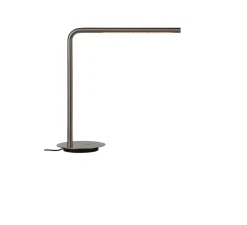 Lampe à poser, Omni, acier brossé, LED, dim, 3000K, 500 lm, L44,7cm, H45,9cm - Umage
