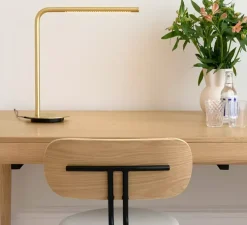 Lampe à poser, Omni, laiton, LED, dim, 3000K, 500 lm, L44,7cm, H45,9cm - Umage