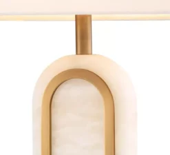 Lampe à poser, Palladio, Albâtre, laiton antique, L46cm, H67cm - Eichholtz