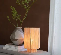Lampe à poser, Panama L, naturel, Ø24cm, H36cm - Good&Mojo