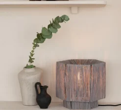 Lampe à poser, Panama S, gris, Ø28cm, H26cm - Good&Mojo