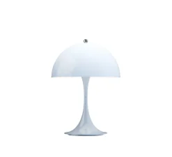 Lampe à poser, Panthella 250, bleu pâle opale, Ø25cm, H34,6cm - Louis Poulsen