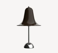 Lampe à poser, Pantop 23, marron foncé, Ø23cm, H38cm - Verpan