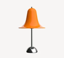 Lampe à poser, Pantop 23, orange vif, Ø23cm, H38cm - Verpan