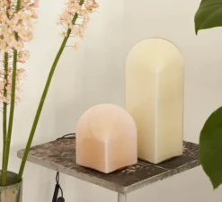 Lampe à poser, Parade 160, rose blush, LED, dim, 2800K, 150 lm, Ø15,5cm, H16cm - HAY