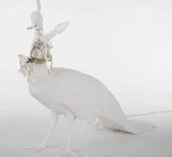 Lampe à poser, Peacock, paon, blanc, L100cm, H69cm - Seletti