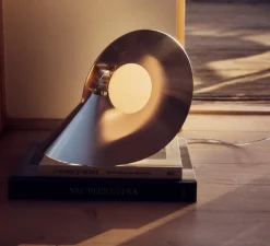 Lampe à poser, Peel, acier inoxydable brossé, L27,5cm, H27,9cm - Frandsen